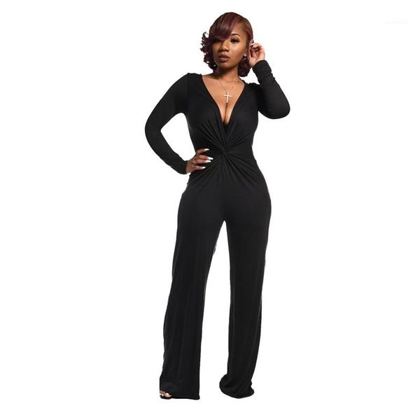 

womens rompers soild color long sleeve skinny jumpsiut fashion slim womens clothes v neck designer, Black;white