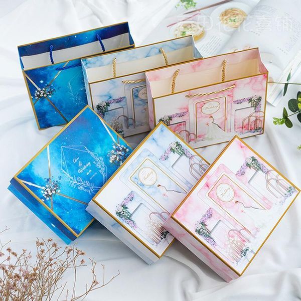

gift wrap box candy biscuit box, suitable for wedding birthday and singles party beautiful bag packaging1
