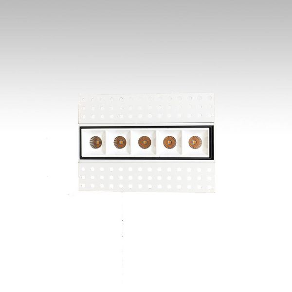 

simple lamp for painting ceiling 5w 10w 20w white screen trimless led magnetic linear grille light spots for home office store