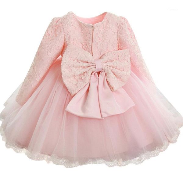 

girl's dresses 1 year birthday toddler girl baptism dress born baby princess vestido kids gift lace infant christening gown wear 2t1, Red;yellow