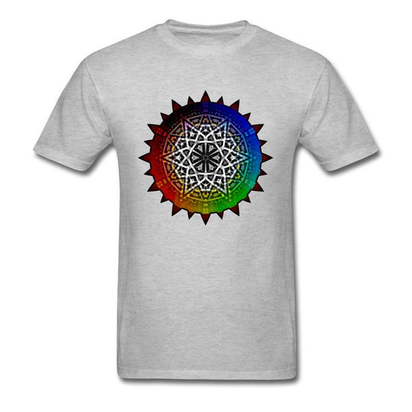 

geometry rainbow sun pattern fitted short sleeve casual cotton mens & fashionable shirts autumn hoodie designers t shirts sweatshirt