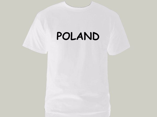 

polska poland graphic 100% cotton white new t-shirt s,m,l,xl,2xl sport hooded sweatshirt hoodie