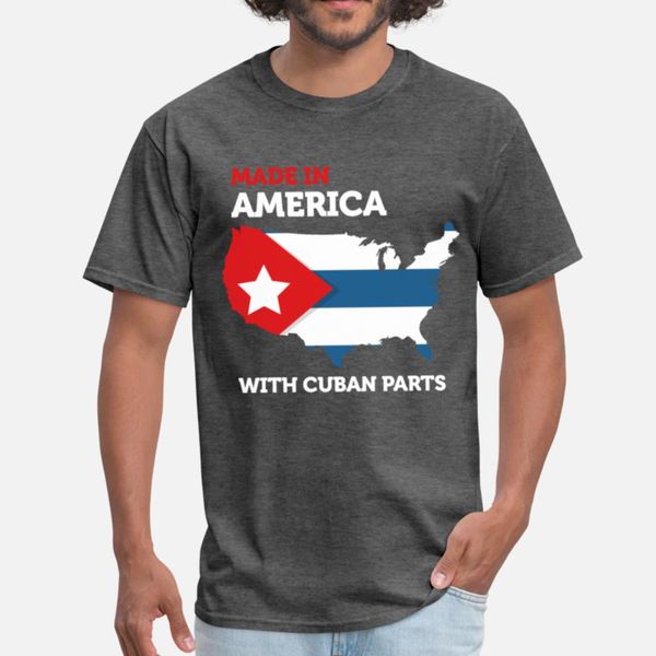 

made in america with cuban parts cuba usa gift. designers graphic t shirt humor kawaii plus size tracksuit hoodie sweatshirt