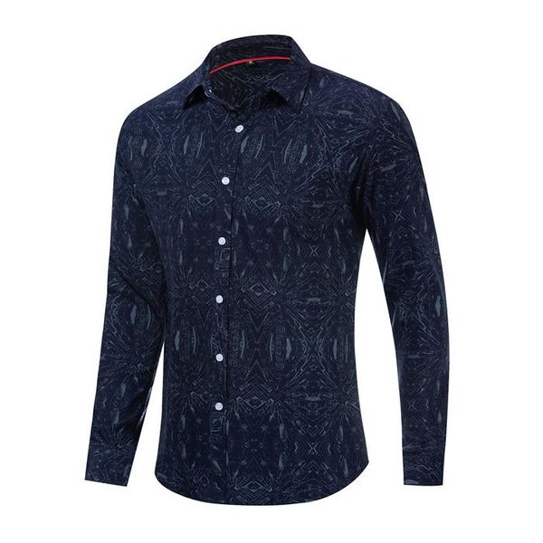 

men's casual shirts 2021 summer fashion printed beach hawaiian royal blue shirt men long sleeve male 100% cotton clothing,fm187, White;black