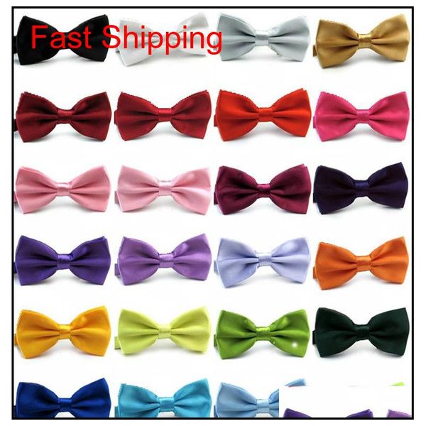 

bow ties 39 colors adjust the buckle solid color bowknot occupational bowtie for father's day tie christmas gift uqbwf, Black;gray