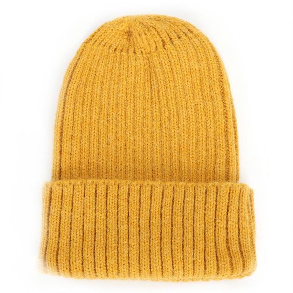 

winter wool beanie hat for women and men knitted solid hip-hop casual caps male and female