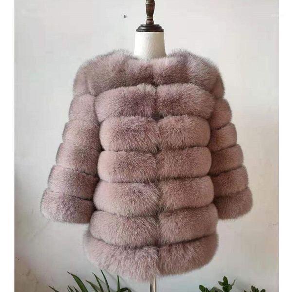 

new 2019 women's leather 100% natural fur coat, suitable for real women winter warm fur coat, high-quality coat for1, Black