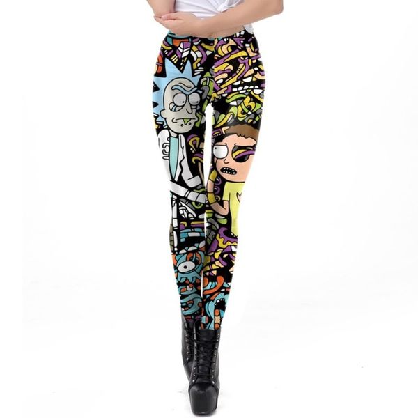

3d digital printing sports leggings, Black;white