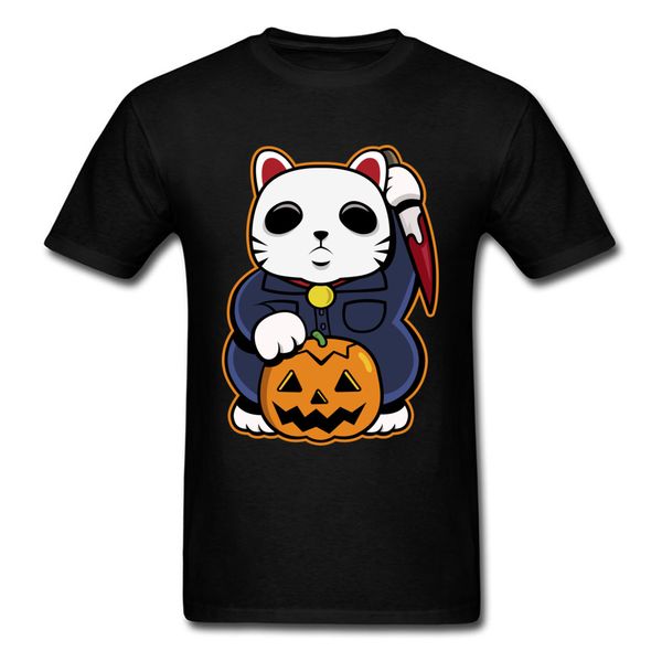 

europe halloween lucky cat t shirt mens t shirts funny tshirt summer/autumn 2018 clothing sport hooded sweatshirt hoodie