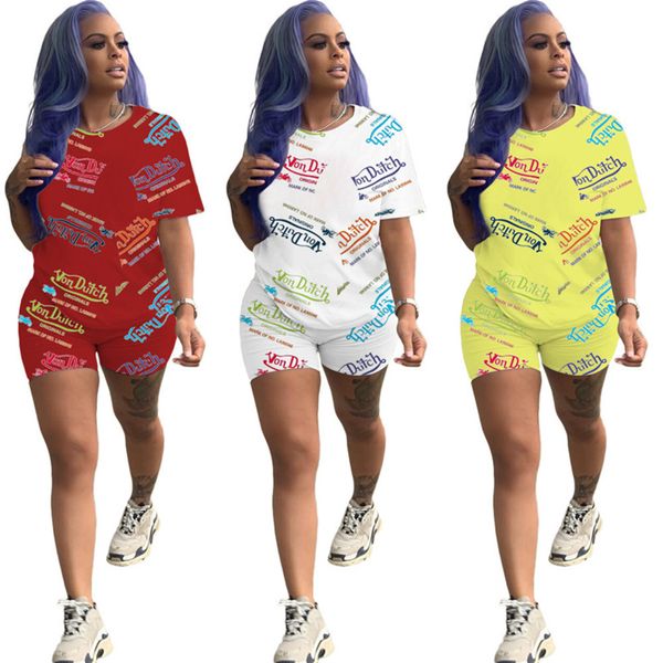 

women shorts sets letters designer tracksuit short sleeve t-shirt and short pants outfit summer two piece clothing fit sportwear gg11905, Gray