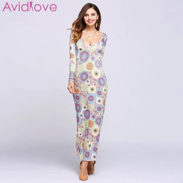 

plunge collar print split hem maxi bodycon dress women natural height 174cm, bust 85cm, waist 60cm, hip 89cm1, Black;gray