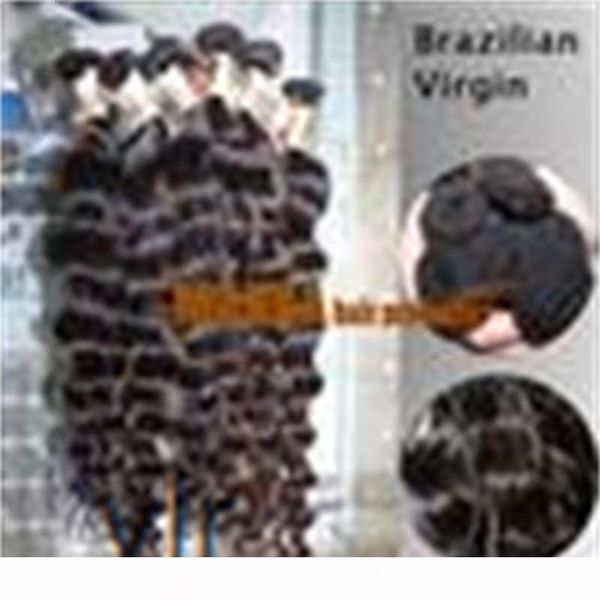 

loose deep wave brazilian virgin hair weave bundles 100% human hair extensions, Black