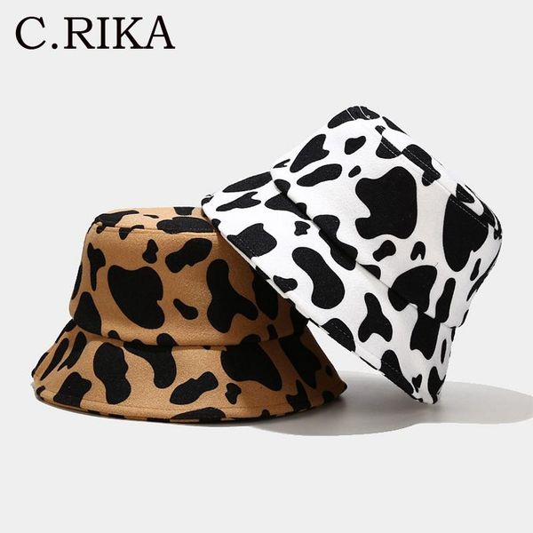 

осень зима корова leopard шерстяной женщина bucket hat открытые моды толстого теплого рыболова hat lady girls путешествие бассейн cap панама, Blue;gray