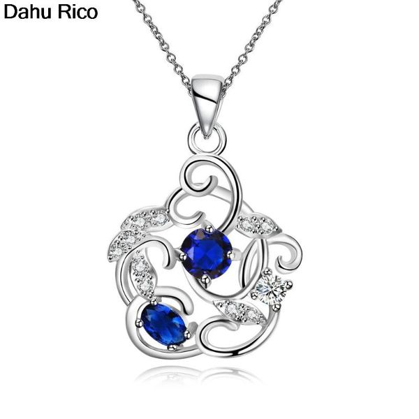 

pendant necklaces plant pendentif collana women kids cuir piedras & pendants azules red rojos silver color 2 dahu rico