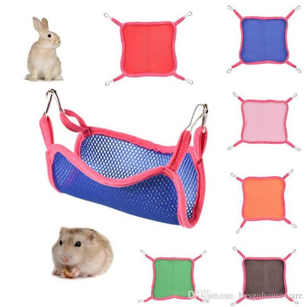 

squirrel mesh use hammock portable pet home large 30*29cm breathable mesh hammocks summer outdoor 6 colors squirrel hammock bh1062-1 tqq