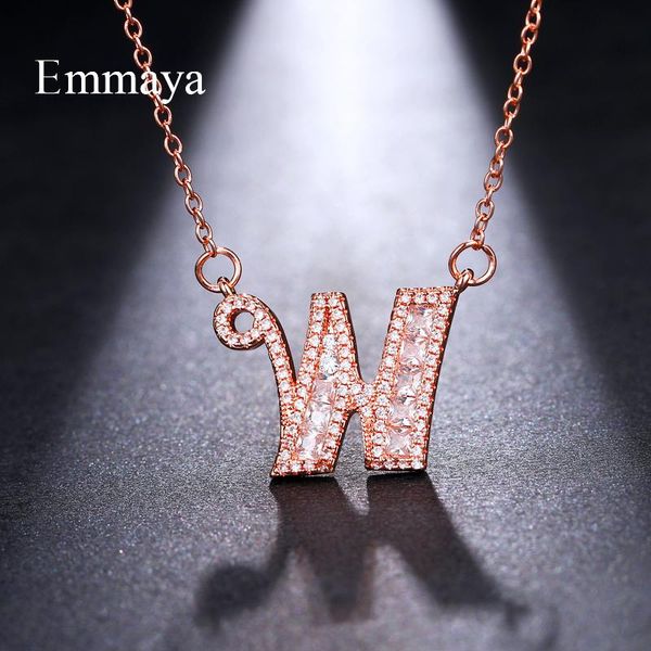 

emmaya letters плетеных кулонов женских циркон hip hop ювелирные изделия с золотой цепочкой тенниса партии подарок венчание jllavi bdecoat, Silver