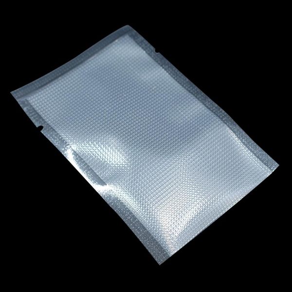 

50pcs transparent flat lined nylon vacuum seal food fresh storage package bag plastic dried fruit nuts beans packing pouches h jlleto