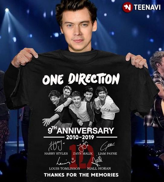 

one direction 9th anniversary 2010- thanks for the memories t-shirt sport hooded sweatshirt hoodie