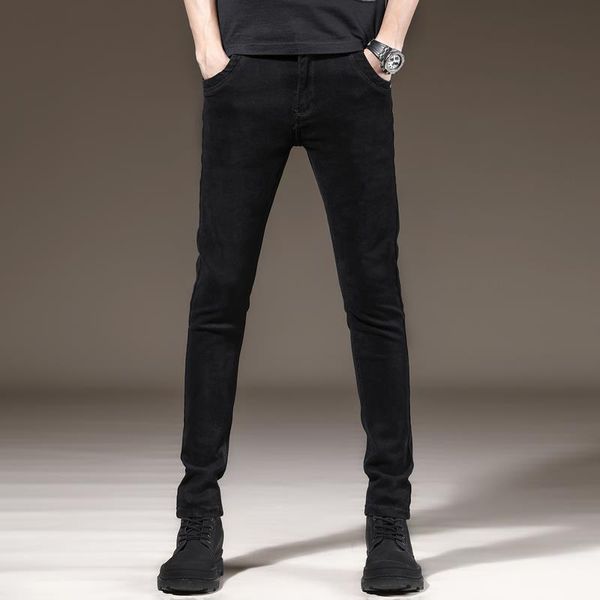 

2021 men classic black jeans jean homme pantalones hombre men mannen soft slim biker masculino denim overalls mens pants autumn, Blue