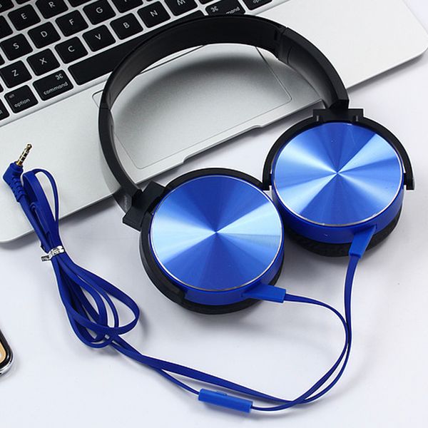 

fashion good quality stereo 3.5mm wired headphone headset earphone with mic for pc computer phone mp3 laptop