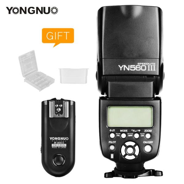 

yongnuo yn 560 iii yn560iii flash with rf-603 ii single transceiver trigger for