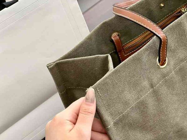 

women bags tote luxury brand handbag large capacity shopping shoulder leather designer crossbody female canvas purse 220303 9rft