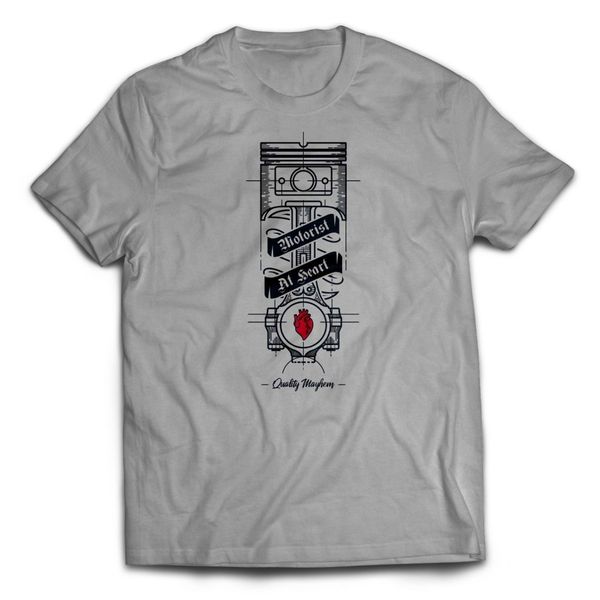 

piston motorist at heart car guy tshirt homme 2020 new 100% cotton harajuku tee shirts sport hooded sweatshirt hoodie