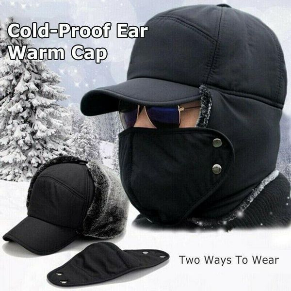 

outdoor cycling cold-proof ear warm cap thickened ear winter warmer hat1