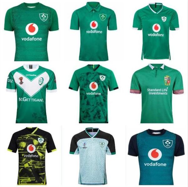 

new 2019 2020 2021 ireland rugby jerseys t shirts home away rugby league jersey 20 21 shirts s-5xl, Black;yellow