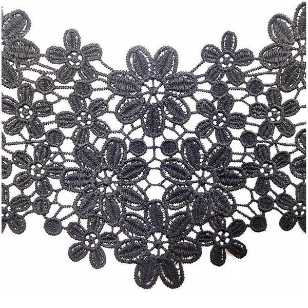 

1pc embroidery flower lace collar for diy craft lace neckline collar fake collar garment accessories scra qylayd, Blue;red