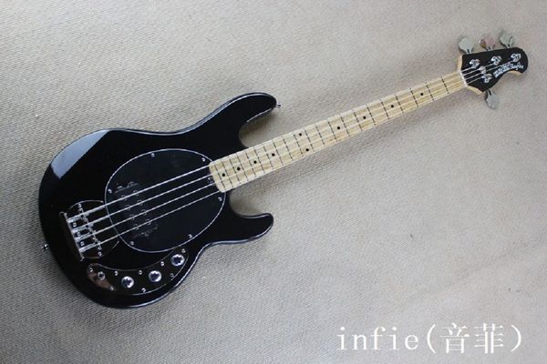 

selling ernie ball musicman music man sting ray 4 strings black electric bass guitar