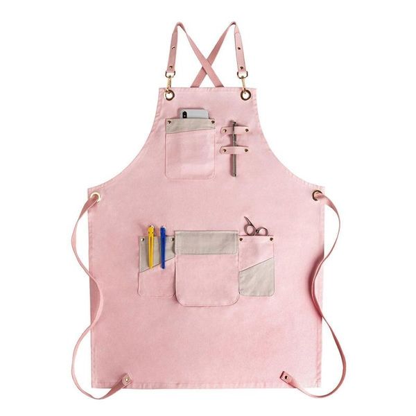 

aprons long cotton apron waitstaff barista bartender bistro pastry catering uniform u2jc