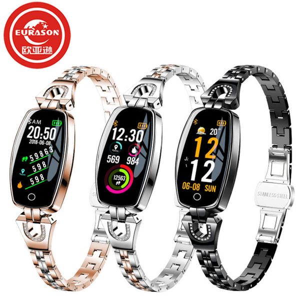 

eurasian h8 heart rate blood prsure sleep meter step color screen smart waterproof braceletbgt