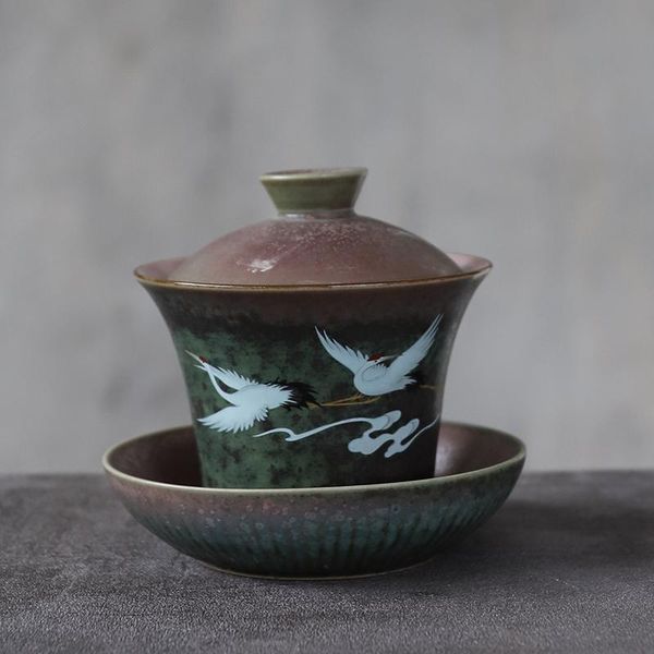 

luwu зеленый керамические gaiwan чайная кран китайский чай наборы drinkware 200мл luwu зеленый casual скидка qylnlq mywjqq