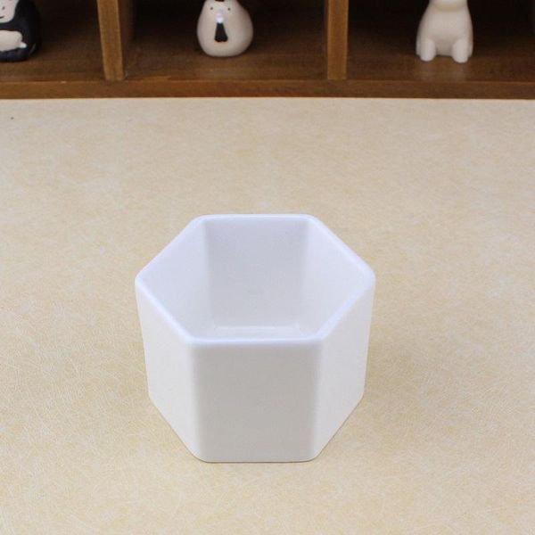 Bonsais cerâmicos Pots Atacado Mini Porcelana Branco Fornecedores Fornecedores para Semear Suculento Indoor Home Berçário