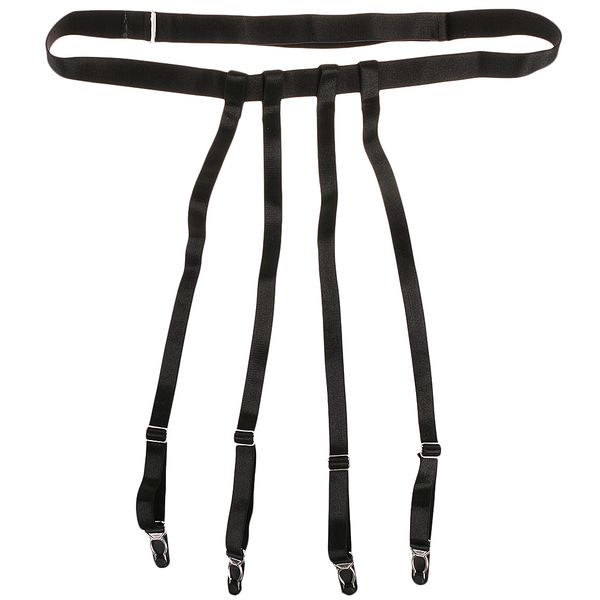 

adjustable elasticity leg harness garter belts stocking garter for punk rock festival cosplay party stage performance, Black;white