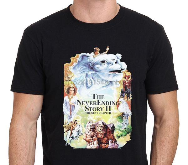 

new fashion summer short the neverending story 2 vintage movie poster size s to xxl zomer t shirts sport hooded sweatshirt hoodie