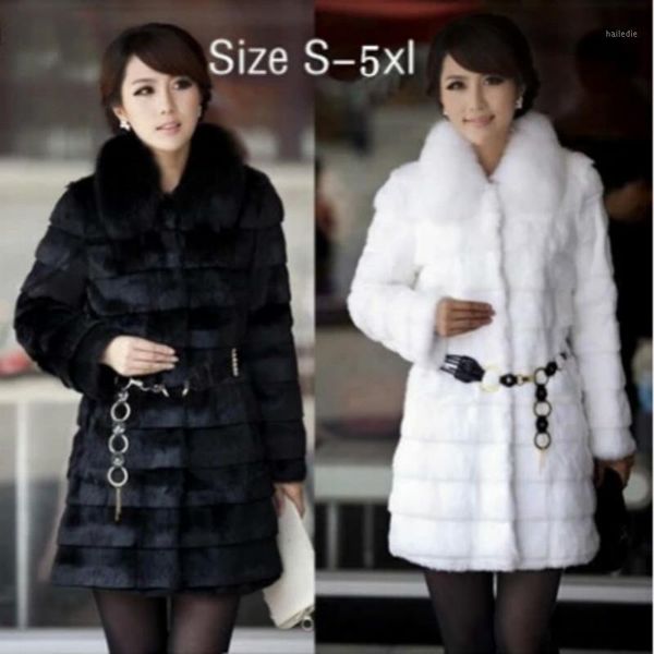 

faux stripe outerwear women's medium-long o-neck long-sleeve wool overcoat fur faux fur1, Black