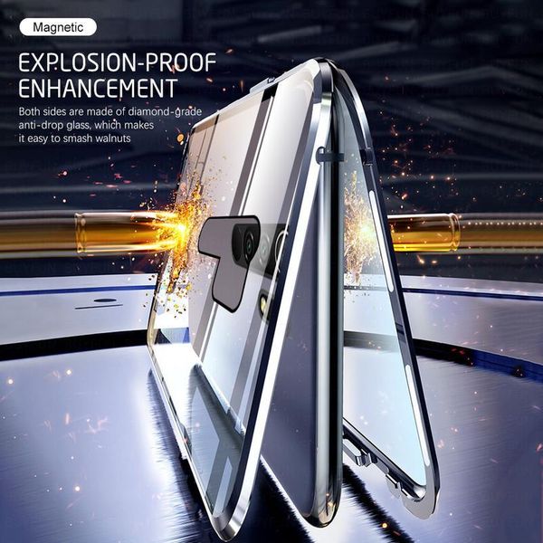 

360 double sided glass case redmi 9a magnetic metal back cover for xiaomi redmi9a xiomi xaomi redmy readmi 9a a9 co qylrfv