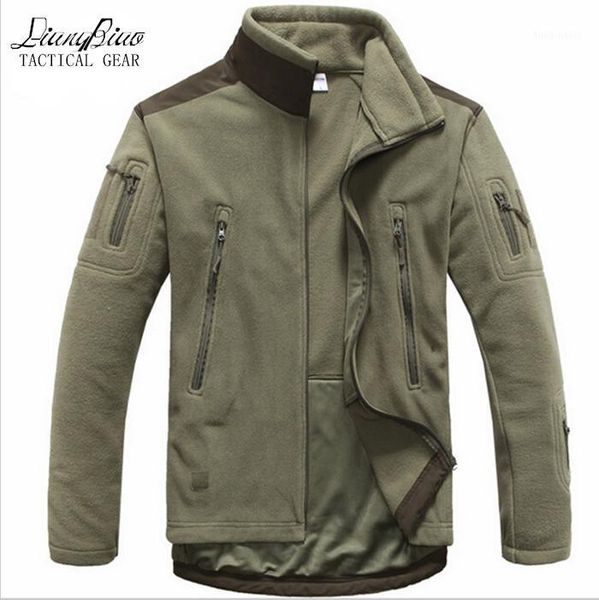 

men tactical clothing autumn winter fleece army jacket softshell hunt clothing men softshell style jackets1, Black;brown