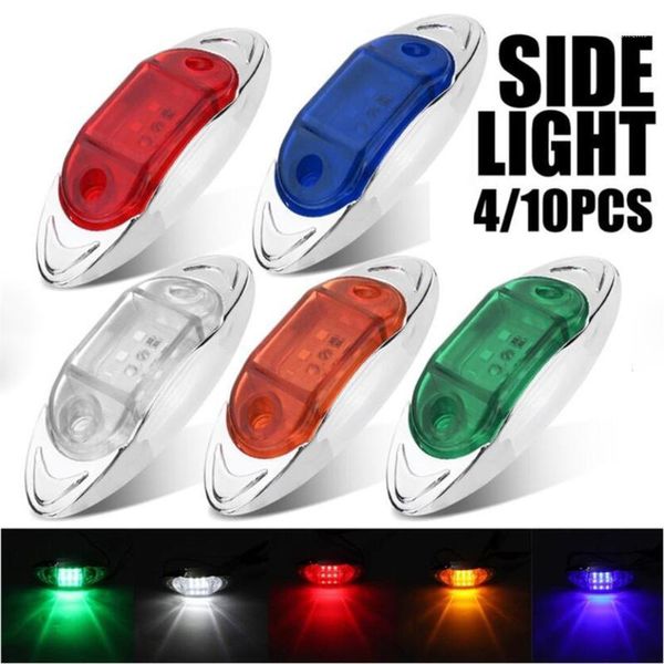 

car accessories 10-30v led lights 6 leds side marker lights warning for truck van pickup1