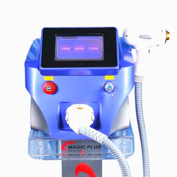 

2020 vertical 3in1 diode laser soprano ice laser 755 1064 808nm diode laser hair removal machine with factory price, Black