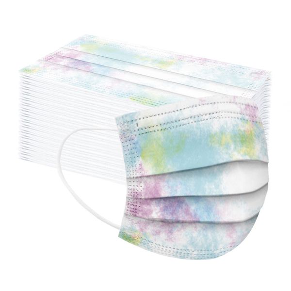 

masque newtie dye designer мода mondmaskers 10 шт. охрана одноразовая дышащая маска для лица mascherine mascarilla