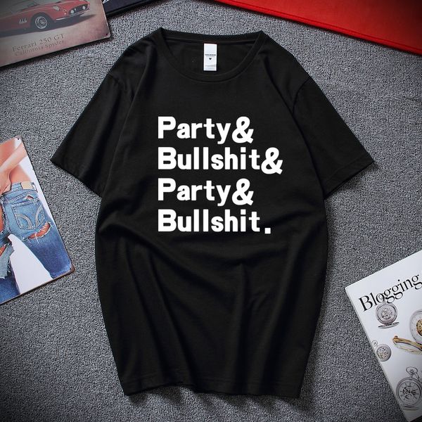 

party and bullshit notorious big b.i.g. hip hop rap biggie smalls short sleeve casual gift tee hooded sweatshirt hoodie men t shirt