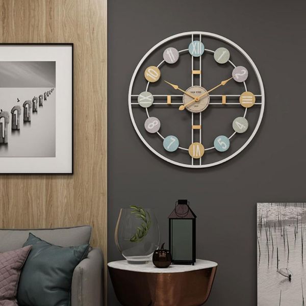 

красочные дети настенные часы 16 дюймов молчаливые без тикания качества кварцевая батарея opera