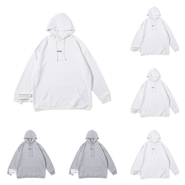 

kqvej the correct front of vtm new version women's sweaterlettered print simple men's and sweater loose sweater wittemon hooded xt, Black