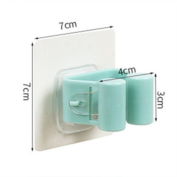 

wall mounted mop holder brush broom hanger storage rack kitchen organizer with mounted accessory hanging cleaning tools