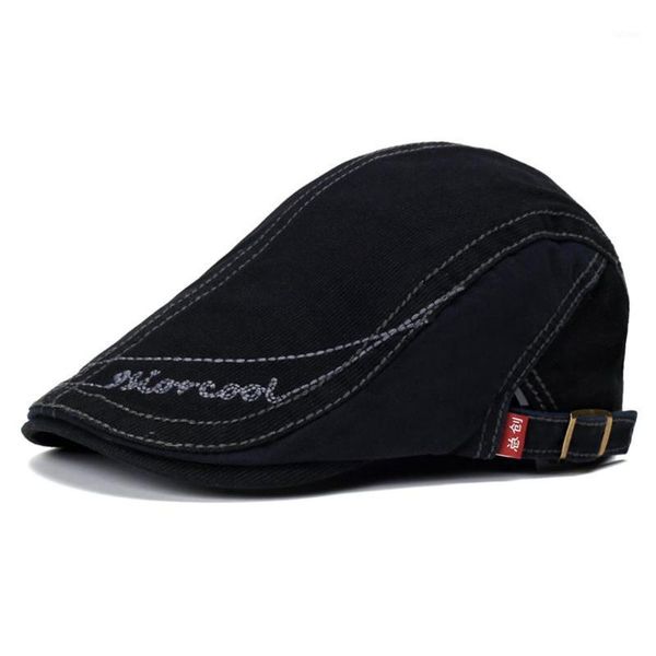 

casual hat berets cotton caps for spring summer autumn1, Blue;gray