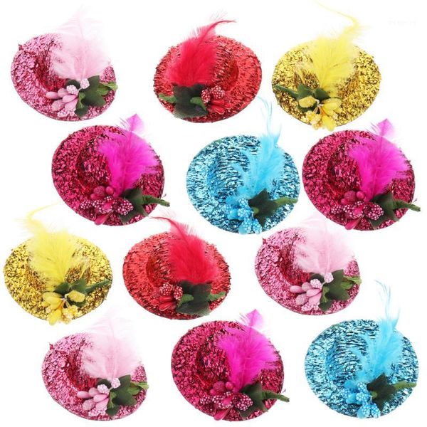 

24pcs pet hat stylish pet cosplay dressing headgear hamster bowler hat1