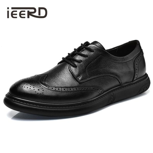 

classic brogues genuine leather shoes men dress shoes men oxfords formal fashion black wedding